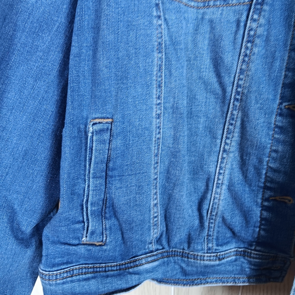 AVA and VIV size 4X denim Jean jacket blue - Picture 5 of 13